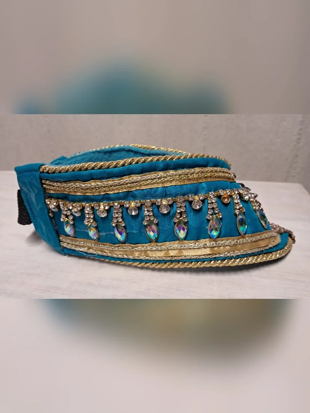 Embellished Crystal Dog Statement Collar